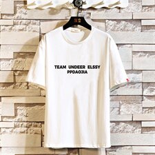 2021夏季新白砖墙日系大码男已注册卡通印花短袖T恤T1082-P25，男装T恤，电商A001