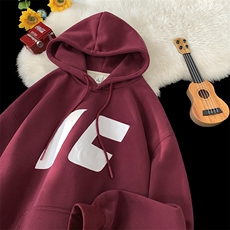 618B-1-DY25-高街vibe连帽卫衣男冬美式复古印花情侣外套P58控88，男装卫衣，星座618B-1