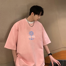 麂皮绒短袖t恤男大码半袖男JD82274-P25，男装T恤，电商A040