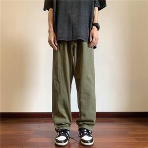基础款拉链门襟休闲裤红地板M~5XL XZ604-KG58-P60控78图片