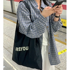 格纹衬衫男女2025韩系小个子宽松慵懒防晒衬衣复古百搭长袖上衣，男装衬衫，星座601-1