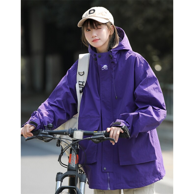 春季新款现货三防户外夹克男连帽冲锋衣外套DSA157B-J93-P60,男装夹克,电商A157B