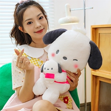 坐姿恰狗狗可爱送礼物生日女生