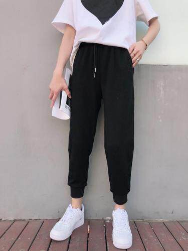 春夏新款针织卫裤，女装休闲裤，1+1 MAIN ROAD