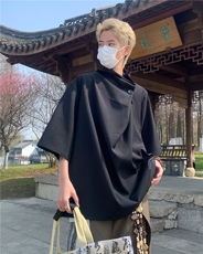 现货！新中式设计短袖抖音得物可送样-EC50268-批45，男装T恤，电商A061