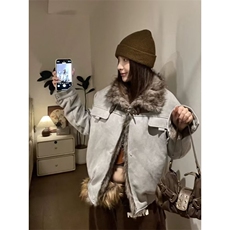 JY682-P102冬季毛领棉衣男生加厚保暖运动休闲潮牌帅气外套网图，男装棉衣，星座1501-3