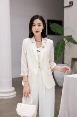 早夏半衬包边外套，其它，雪飞诗