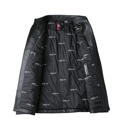 男百搭绵羊皮皮衣外套填充厚款中年立领外套ALXB9151-P1000，男装皮衣，电商B212（原钱塘6029）