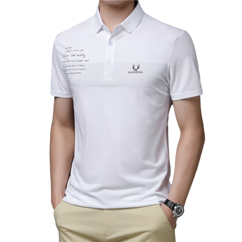 POLO衫男上衣半袖男装衣服男士体恤衫T恤潮牌休闲翻领爸爸短袖男,男装T恤,电商B212（原钱塘6029）