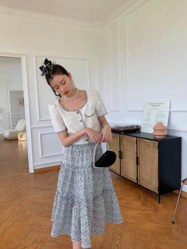 #现货#小香套装，女装职业装，blue face