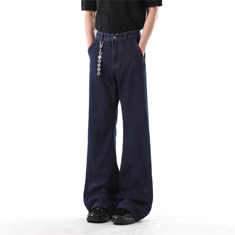903-AB01-P45【S-XXL】原牛修身小脚微喇牛仔裤3,男装牛仔裤,星座903
