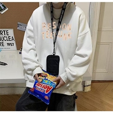 350g潮牌圆领宽松情侣长袖打底衫上衣服束口T恤卫衣Y37-P38网图，男装T恤，电商B245