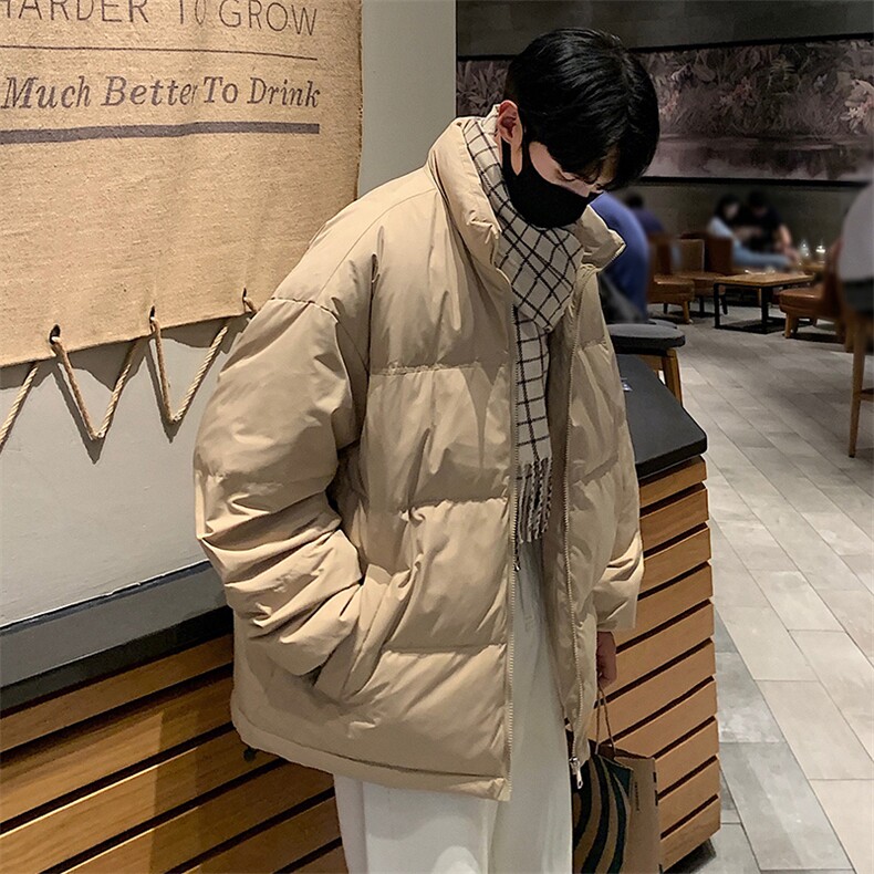 白鸭绒90%羽绒服HD1320-TP160控248纯色可二开港风短款羽绒服男,男装羽绒服,电商A102