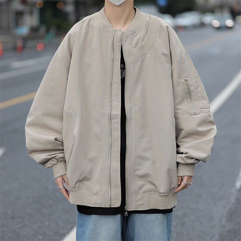 现货春季新款美式潮牌棒球服外套男复古宽松飞行员夹克W7664-P58,男装夹克,星座512-4