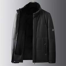 882023冬季新款海宁羽绒服男鹅绒皮衣加厚绵羊皮外套P910，男装皮衣，电商B360