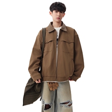 翻领夹克男春季简约宽松潮流百搭上衣服JK266-P73，男装夹克，星座308B-2