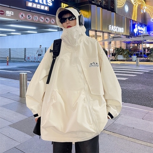 A967-P65 男款山系机能风冲锋衣外套春秋季美式潮牌户外风衣夹克图片