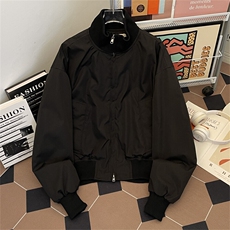 冬季美式潮牌短款棉服男飞行服夹克高级高街休闲宽松情侣棉衣外套，男装夹克，星座505-2（原电商A260-1)