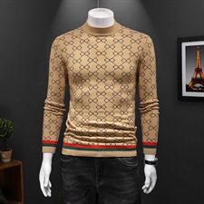 2081莉莉家主推备大货秋冬羊毛衫有4XL可穿210斤，男装针织衫/毛衣，电商D207