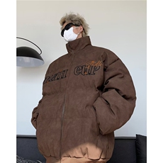 棉服男款冬季美式高街潮牌冲锋衣棉衣外套冬加厚棉袄，男装棉衣，星座716-4