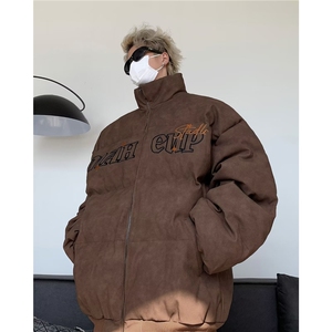 棉服男款冬季美式高街潮牌冲锋衣棉衣外套冬加厚棉袄图片