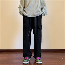 2026秋季新款美式vibe高街休闲裤XZ604-KG40-P65控78，男装休闲裤，星座604