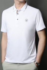 夏季男短袖T恤商务休闲男装中年翻领polo衫半袖上衣JD8633-P63，男装Polo衫，星座1105-3