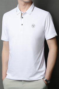 夏季男短袖T恤商务休闲男装中年翻领polo衫半袖上衣JD8633-P63图片