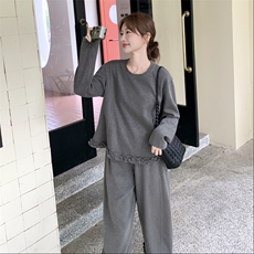 2025秋季撒银花边卫衣套装，女装套装/套裙，浙宝123