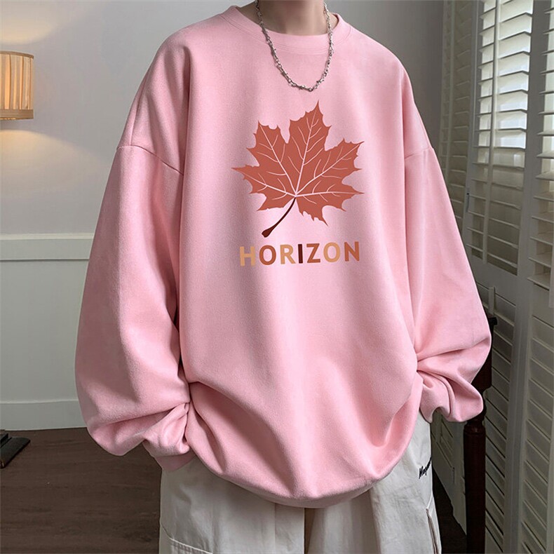 麂皮绒卫衣男大码重磅长袖t恤男JW81423-P35,男装卫衣,电商A040