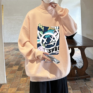 控68高领毛衣男士大码内搭毛线衣男 GM45275-P45加绒款-P65图片