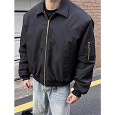 现货加棉加厚藏青色夹克棉服外套男女J505-常规特P40加棉特P58，男装夹克，星座1505