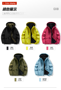 现货5W件冬季三防美式boxy解构连帽雪山冲锋衣棉衣男女棉服厚外套图片