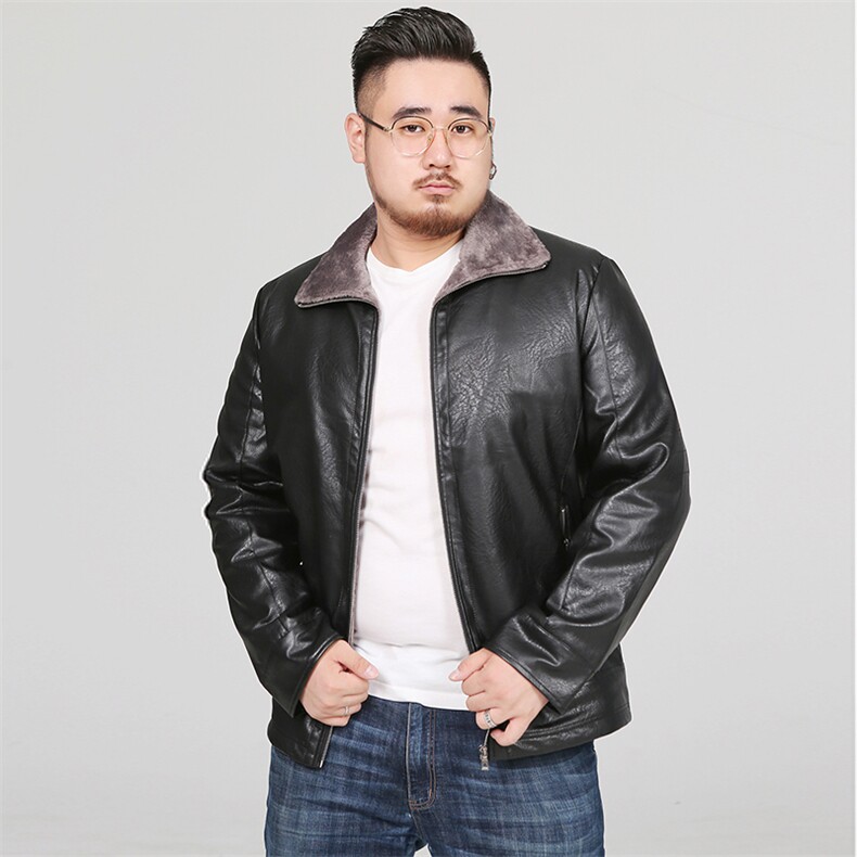 L-8XL秋冬新款加绒加厚男士棉衣外套皮棉服加肥加大码8817款P145,男装棉衣,星座802