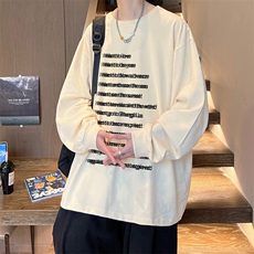 抖音得物供货量大从优可提供视频美式长袖T恤CT815特P25，男装T恤，电商A486-1