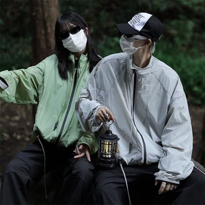 防晒衣男士韩版潮流痞子帅气百搭户外2025夏季ins外套W5837-P32图片