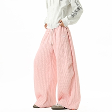2025秋季新款卫裤美式高街hiphop垂感运动裤11XZ211-1-K2571-P60，男装休闲裤，星座211-1