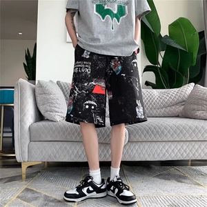 男春季潮流时尚休闲短裤D403P21图片