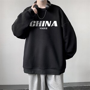 圆领卫衣男大码加厚加绒长袖t恤男S6001-P28 加绒款-P33图片