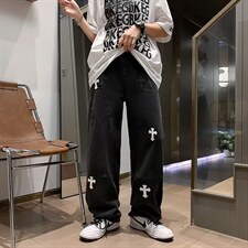 牛仔裤男夏季潮大码休闲裤子N1019P42，男装牛仔裤，星座1116-2