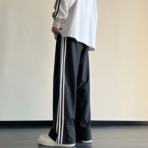 运动裤子美式三条杠直筒休闲裤212-2-DY71-特P40图片