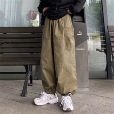 港风工装裤男潮流复古宽松高街嘻哈灯笼裤K7031P38,男装休闲裤,星座1116-2