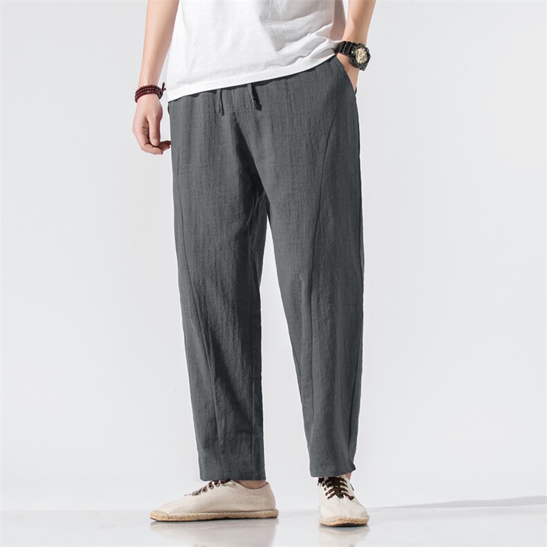 23春夏风提花休闲裤大码运动裤宽松哈伦裤直筒裤子男926P50，女装休闲裤，钱塘788(原4013)