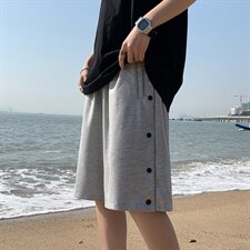 2021夏季主推港风休闲短裤男五分短裤海边外景图DS-C407-DK02-P30，男装休闲裤，电商C323-1