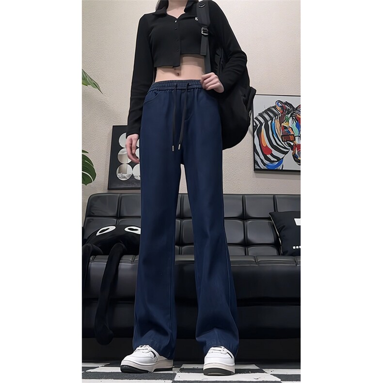 （现货）2025秋冬新款微喇牛仔裤男休闲裤纯色长裤K9076-特P40,男装牛仔裤,星座810(原QT5070)