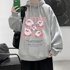 纯棉连帽卫衣男大码运动帽衫宽松薄WY2310-P35加绒款-P40，男装卫衣，电商A040