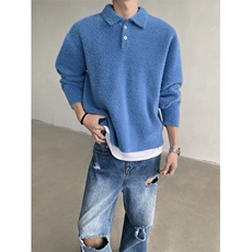 现货！24亲肤马海毛套头针织衫MY03--P105，男装针织衫/毛衣，电商B288