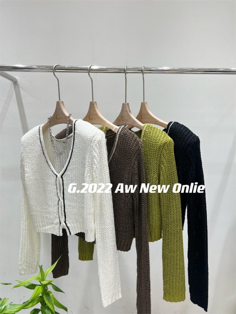 新款针织开衫颜色都很好看哦均码现货，其它，G