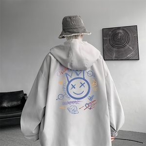 连帽夹克男大码胖子棒球服上衣外套JK65180-P45图片