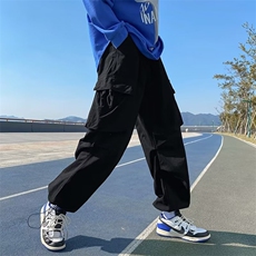 潮牌帅气超宽松街舞裤时尚男士跨裤哈伦裤工装XDK04P36，男装休闲裤，星座1116-2